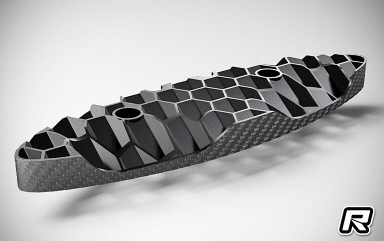 Para-choque dianteiro do carro de turismo Boost RC ‘Hexaflow'