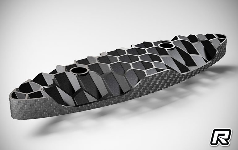 Para-choque dianteiro do carro de turismo Boost RC ‘Hexaflow'