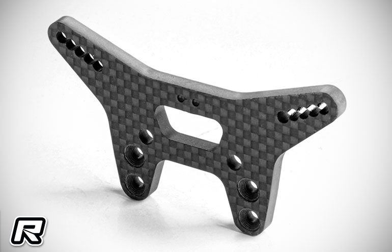 Torre de choque de carbono frontal mais ampla Xray XB2