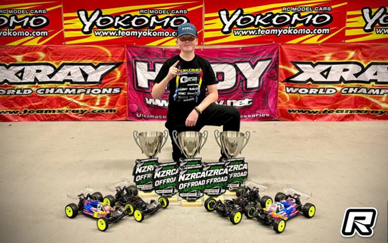 Dylan Toia grande vencedor do NZRCA Indoor Offroad Nationals