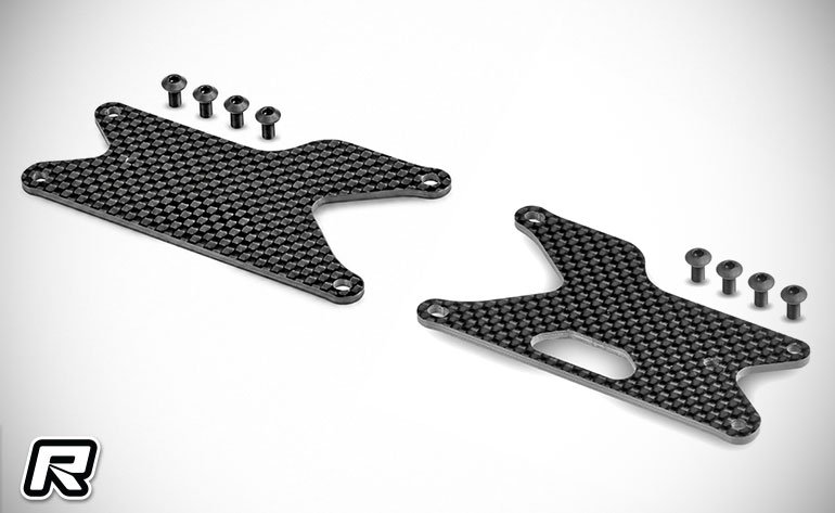 Placas de braço traseiro de carbono Xray XB8/GT