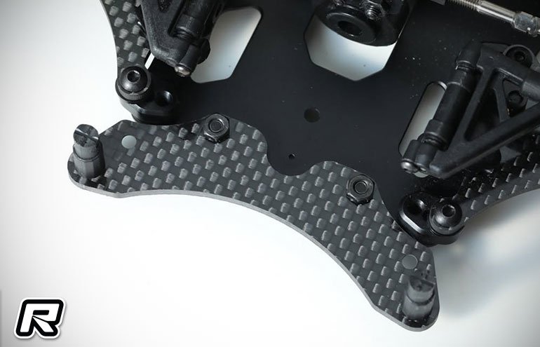 Placa de montagem do corpo do para-choque Team Bomber AK12 HD V2