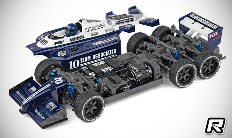Carro de corrida personalizado RC10 associado à equipe 6x6