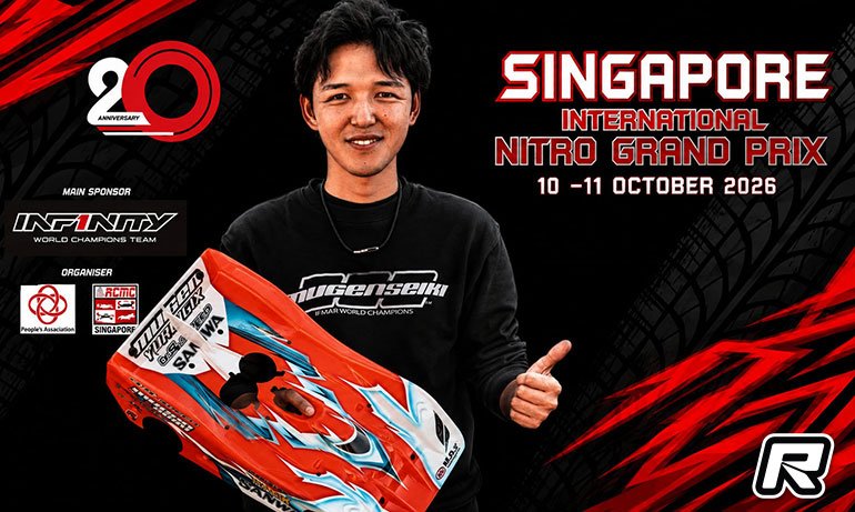 Campeão mundial Takahata confirmado para o GP Internacional de Nitro de Singapura